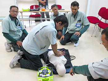 AED Training at PT. SUMCO Indonesia
