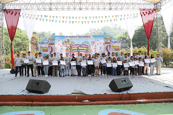 Scholarship program event at PT.SUMCO Indonesia