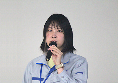 A scene from a presentation at the Engineer Presentation Contest.